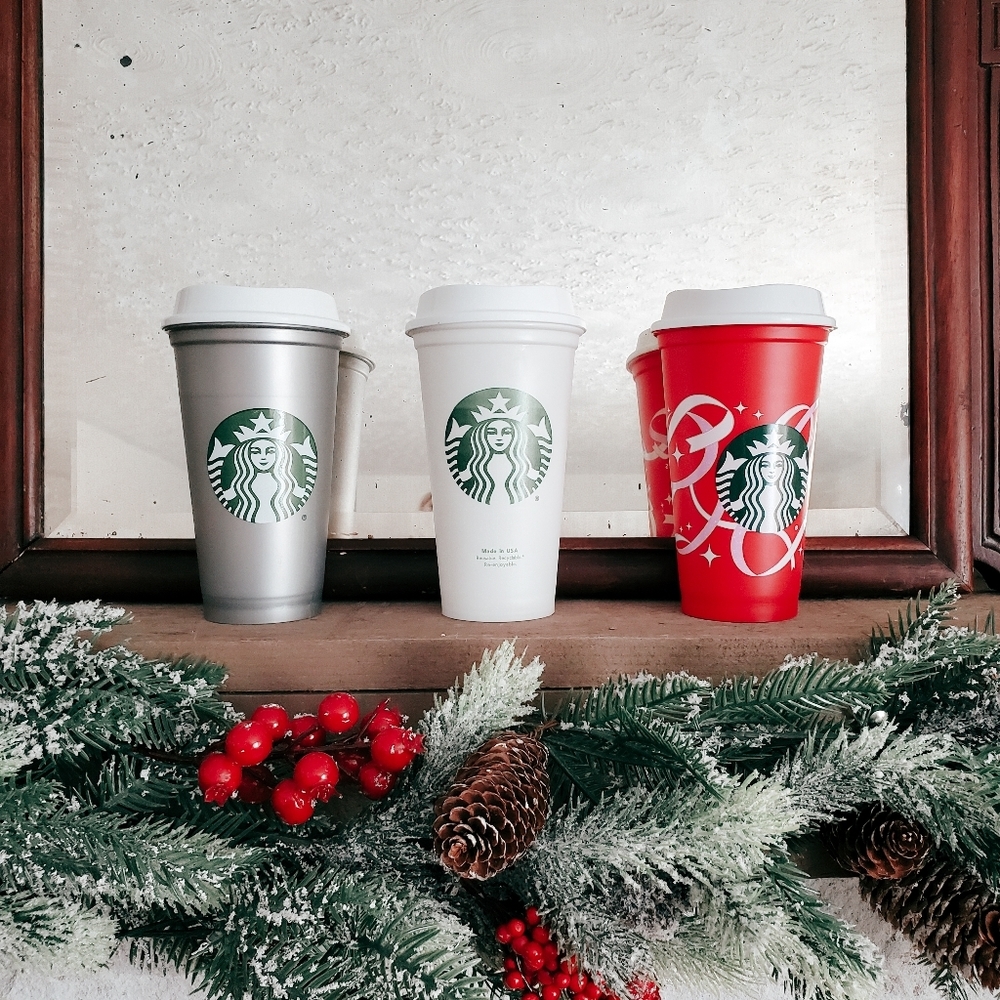 Starbucks reusable travel cups